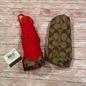 Coach Signature Mini Umbrella